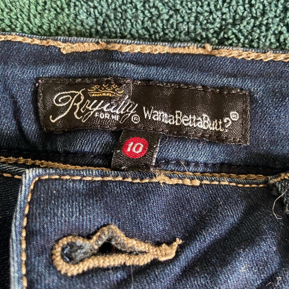 Royalty For Me Dark Blue Denim Jeans